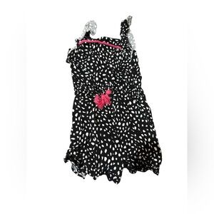 Vince Camuto Black and White Polka Dot Dress